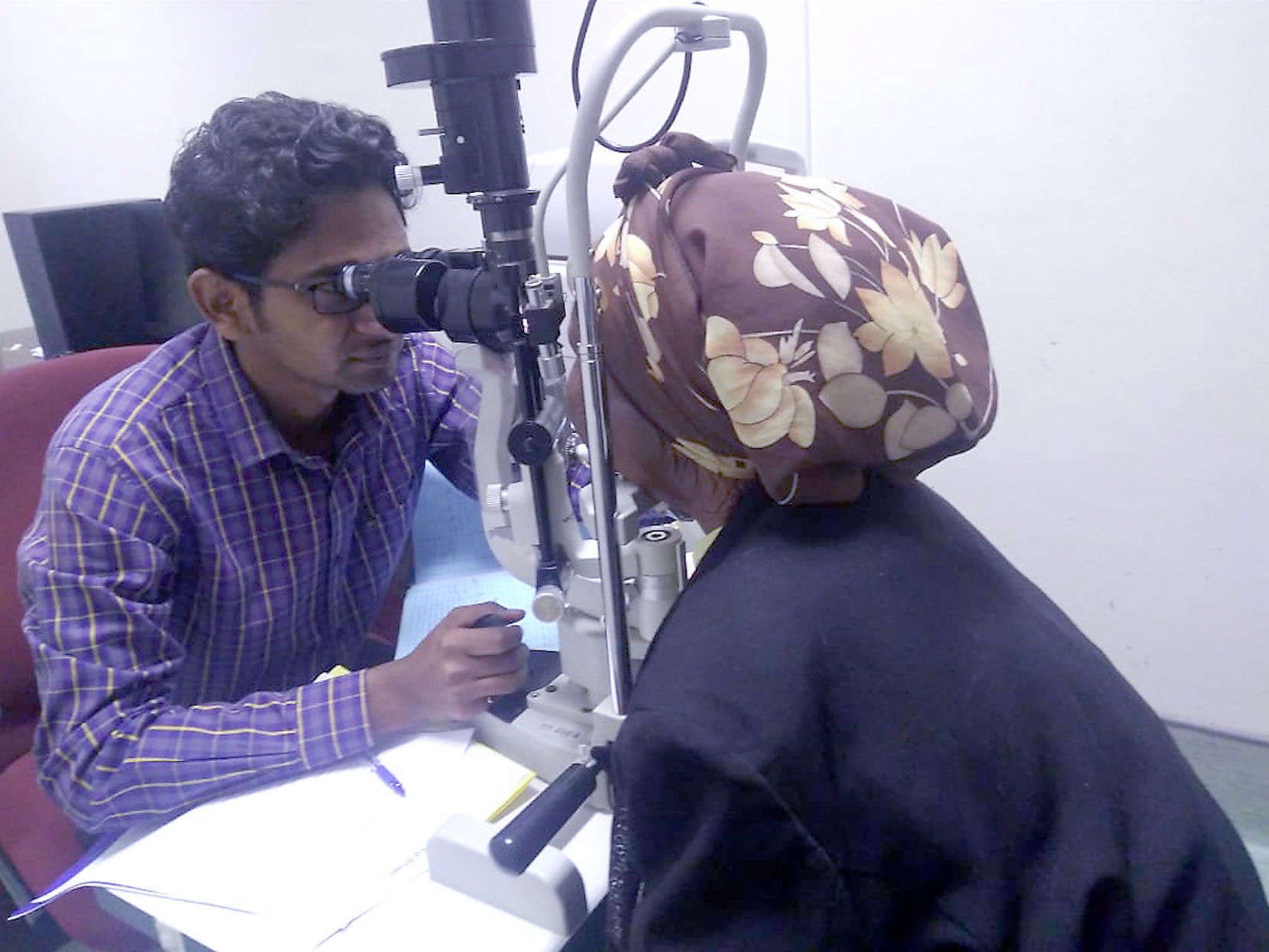 Botswana eye exam